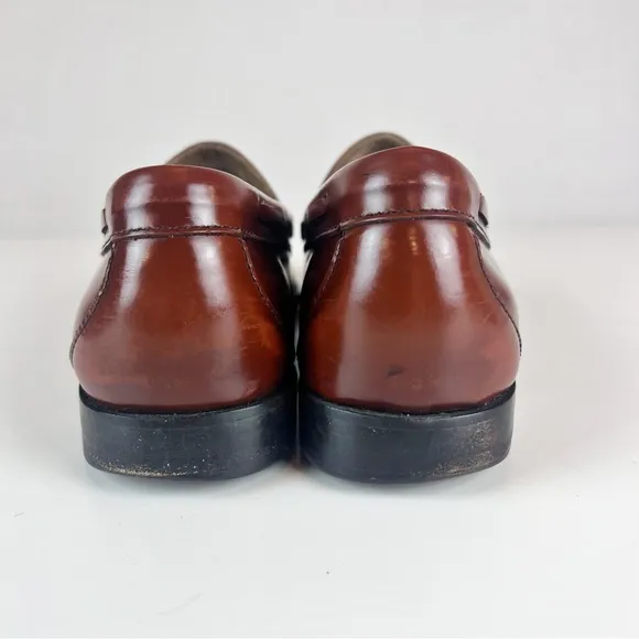 G.H. Bass &amp; Co WEEJUNS Layton Loafers Men's 7.5 Tassel Kiltie Men's Brown Preppy