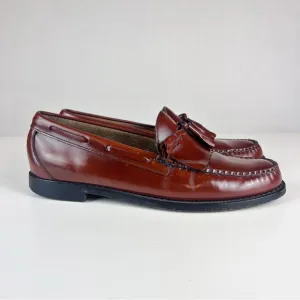 G.H. Bass &amp; Co WEEJUNS Layton Loafers Men's 7.5 Tassel Kiltie Men's Brown Preppy