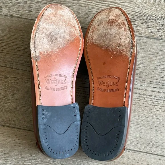 G.H. Bass &amp; Co. x Weejuns Brown Leather Penny Loafers