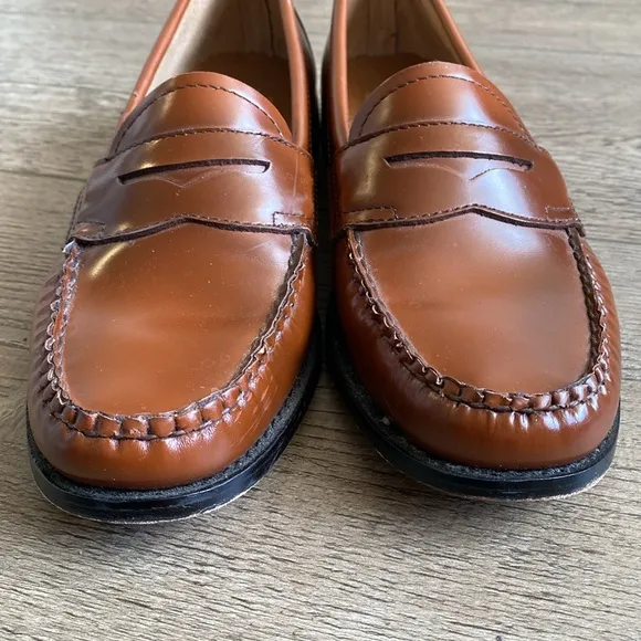 G.H. Bass &amp; Co. x Weejuns Brown Leather Penny Loafers