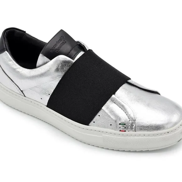 Gianfranco Lattanzi Women Sneaker in Silver Leathe