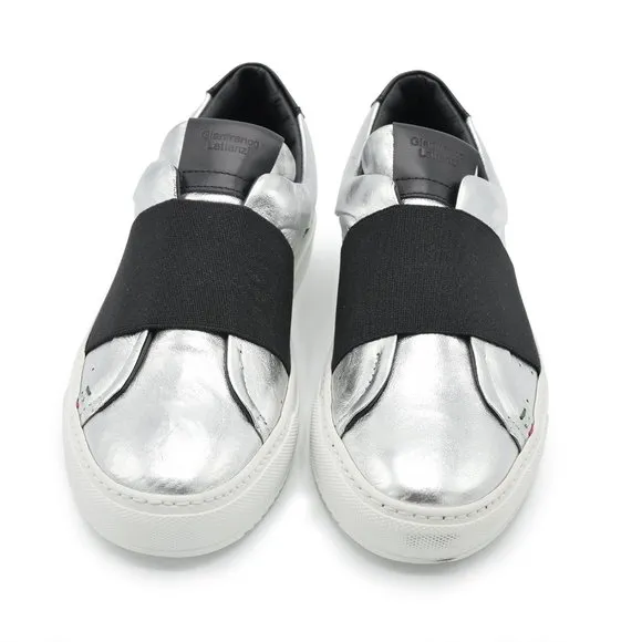 Gianfranco Lattanzi Women Sneaker in Silver Leathe