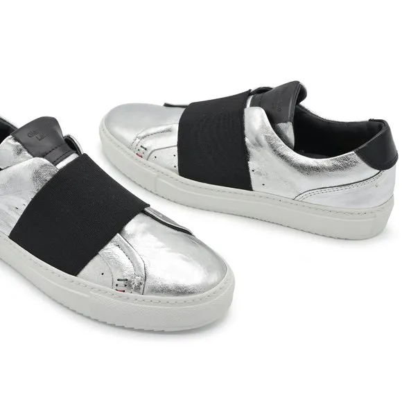 Gianfranco Lattanzi Women Sneaker in Silver Leathe