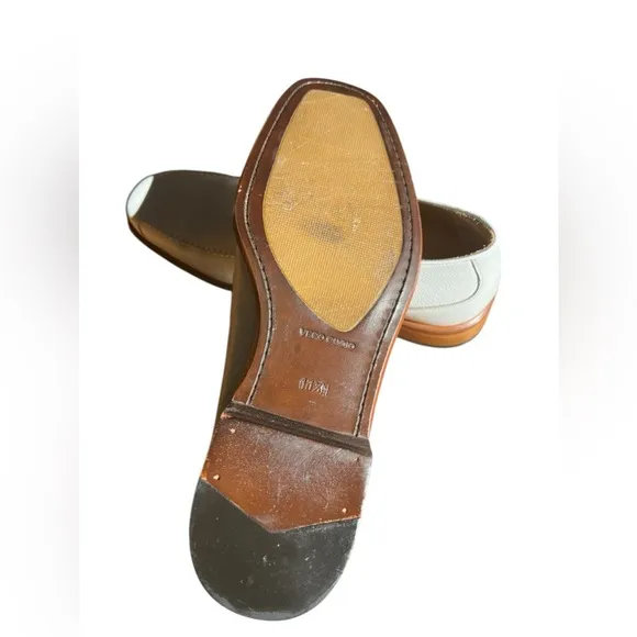 Giorgio’s of Palm Beach white leather horse it loafers made in Spain size 11.5