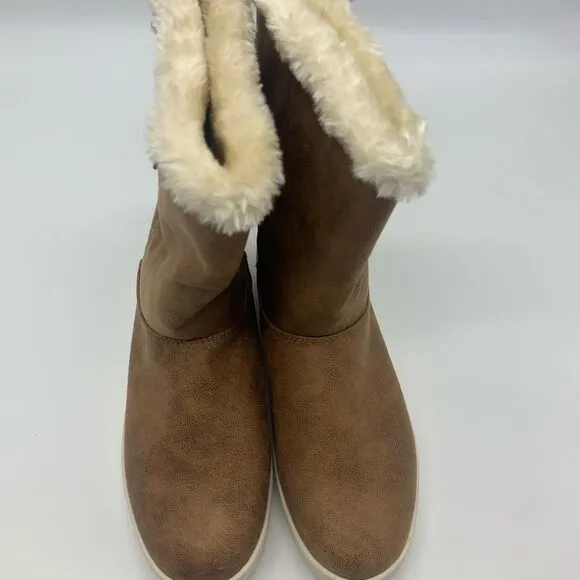 Girls Aleka Faux-Suede Shearling Style Boots -