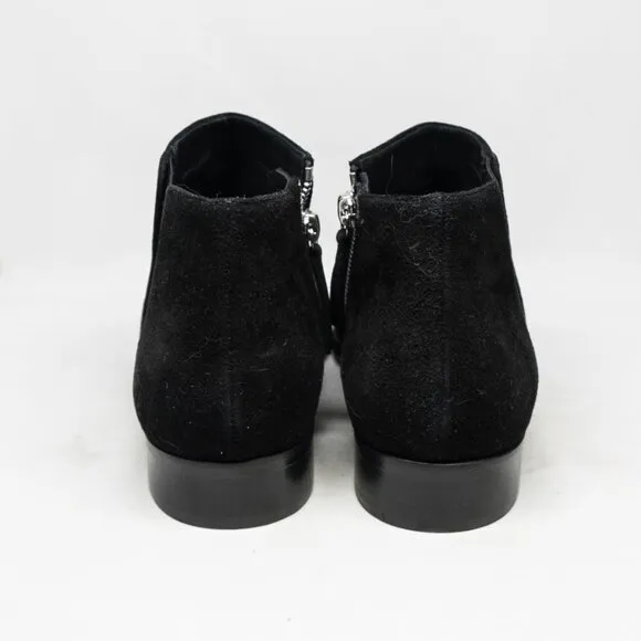 Giuseppe Zanotti Black Suede Ankle Boots