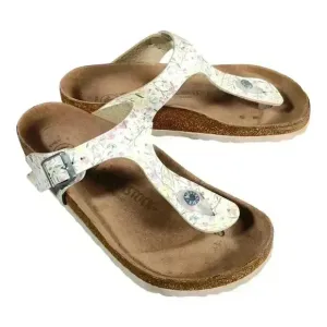 Gizeh Vegan Thong Sandals by Birkenstock - Summer Floral Rose - Summer Chic