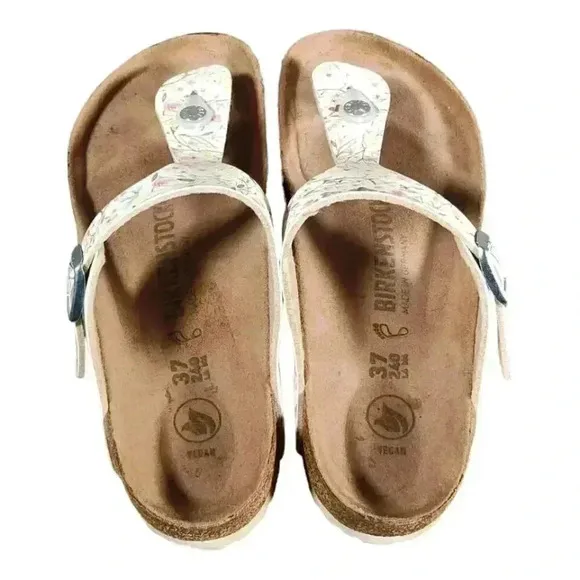Gizeh Vegan Thong Sandals by Birkenstock - Summer Floral Rose - Summer Chic