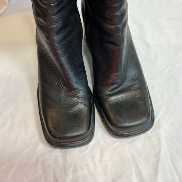 Glacee vintage Black Leather Women's Boots size 8.5