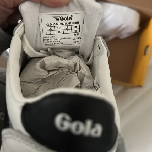Gola Black and White Retro Sneakers