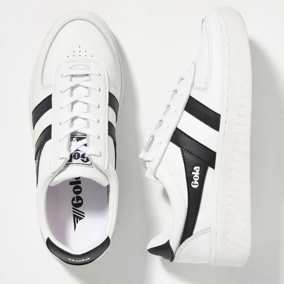 Gola Black and White Retro Sneakers