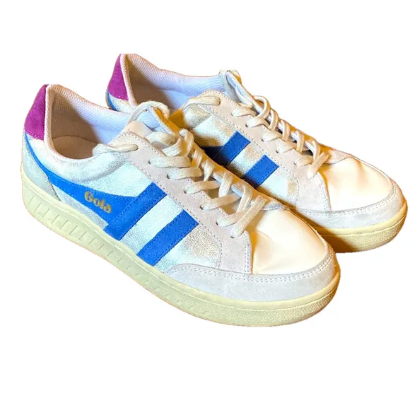 Gola Superslam Blaze  Silver Sneakers size 9
