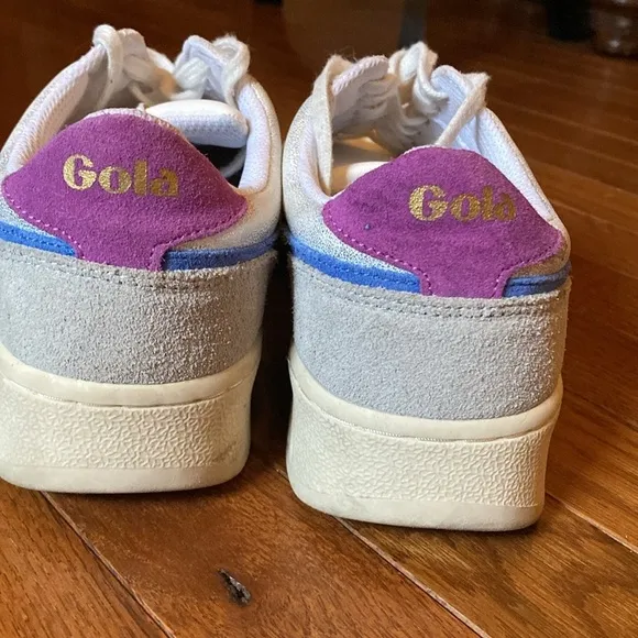 Gola Superslam Blaze  Silver Sneakers size 9
