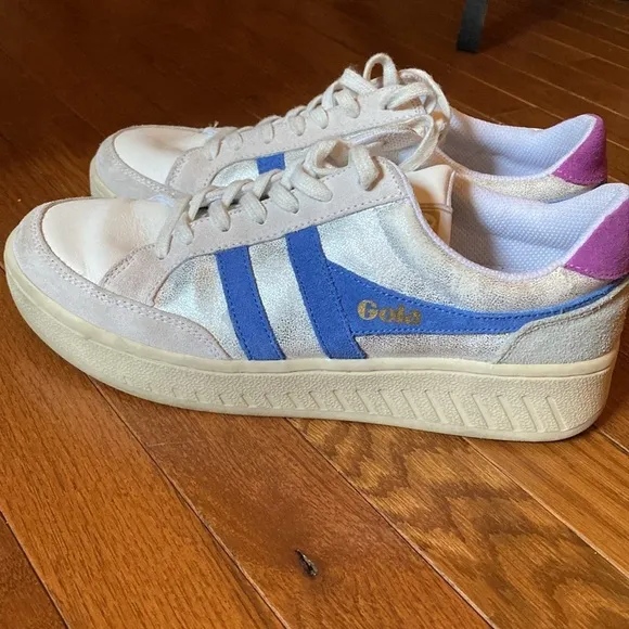 Gola Superslam Blaze  Silver Sneakers size 9