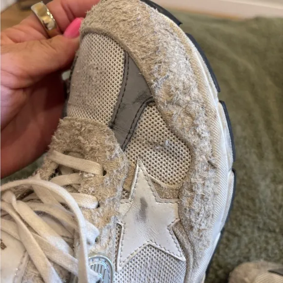 Golden Goose Kids Sneakers - White and Gray
