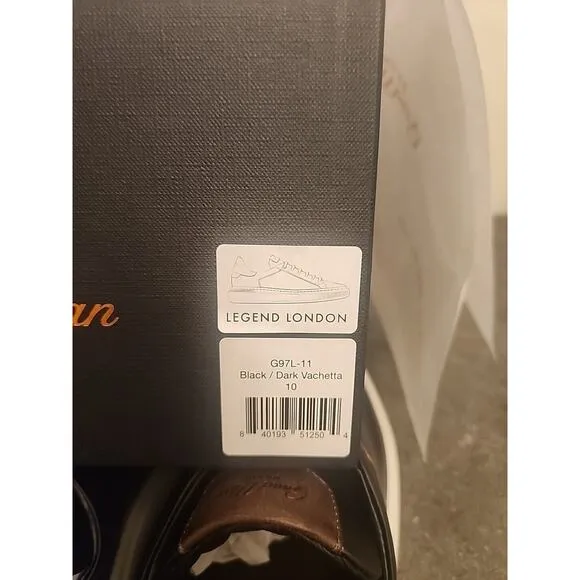 Good Man Brand Mens Legend London Black Fashion Sneaker Size 11 11.5 $228