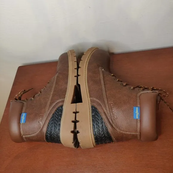 Goodyear Men's Boots Size 7.5 Maverick ST Brown Leather Steel Toe.