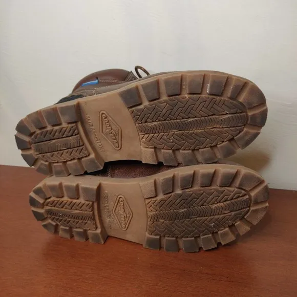 Goodyear Men's Boots Size 7.5 Maverick ST Brown Leather Steel Toe.