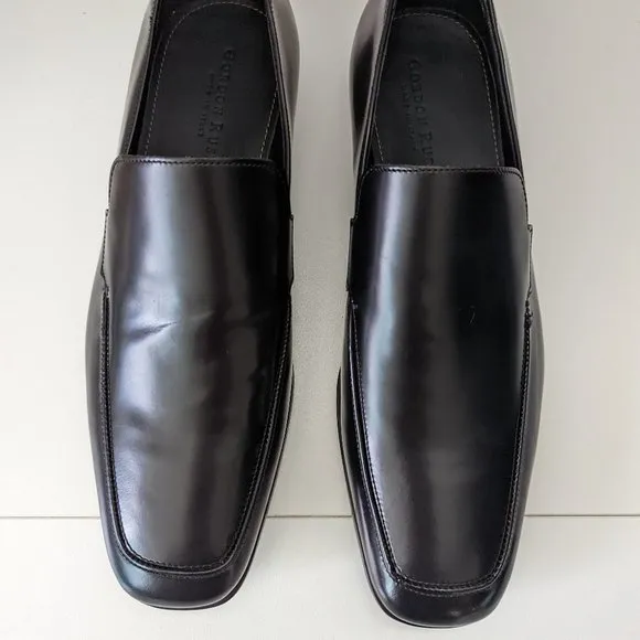 Gordon Rush Black Slip On Loafers Size 7.5