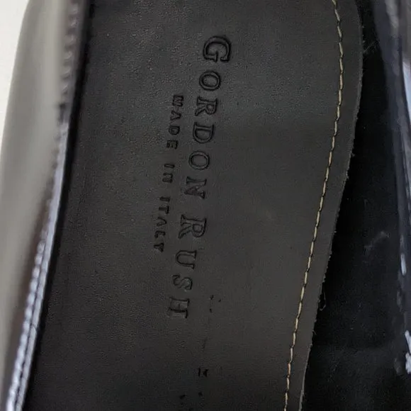 Gordon Rush Black Slip On Loafers Size 7.5