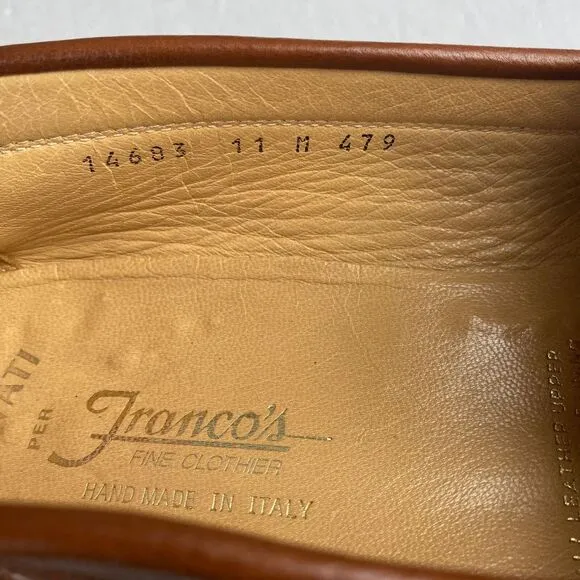 GRAVATI Jranco's Shoe Loafers Women's US 11 M Brown Leather.