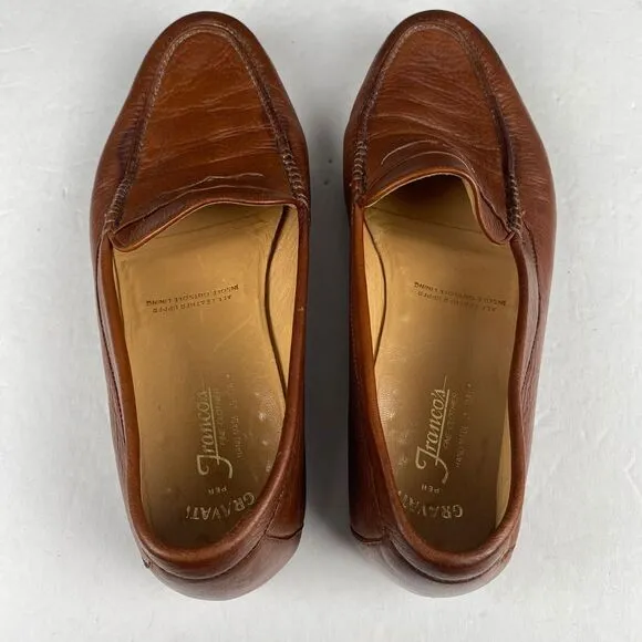 GRAVATI Jranco's Shoe Loafers Women's US 11 M Brown Leather.