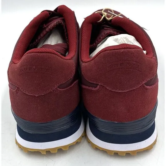 Greats Brooklyn Men's The‎ Rosen Suede Leather Casual Sneakers Red Size 9