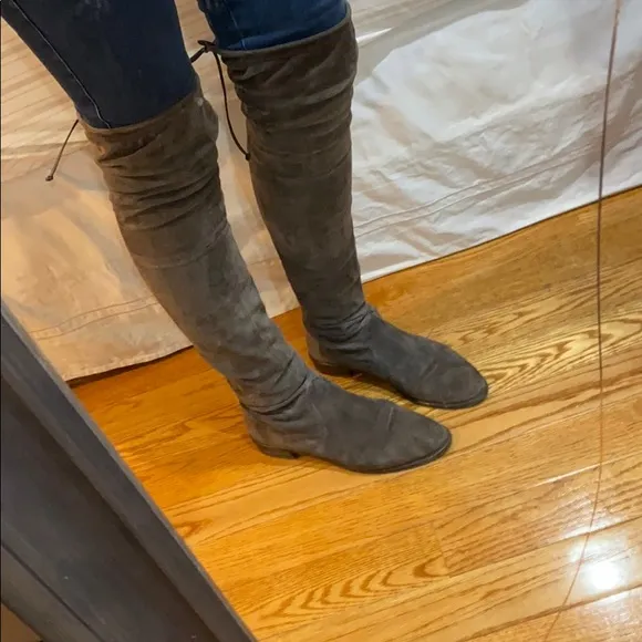Grey lowland Staurt Weitzman boots