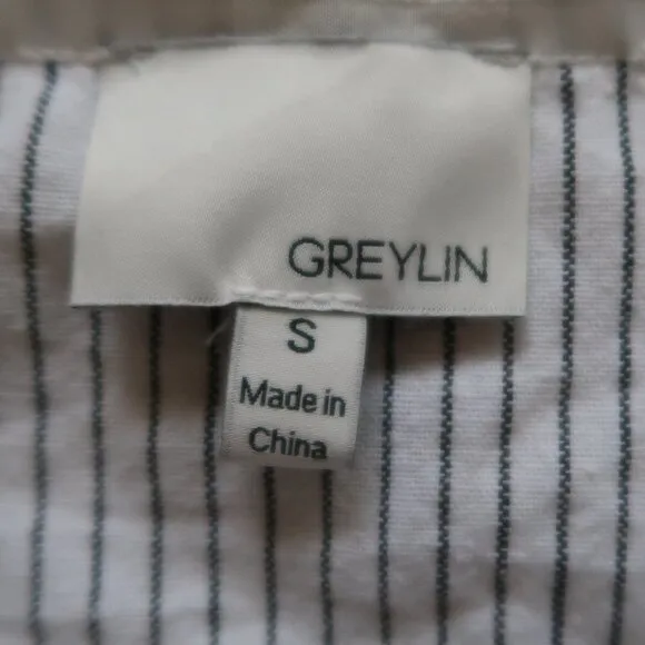 Greylin White Circle Knee-length Skirt