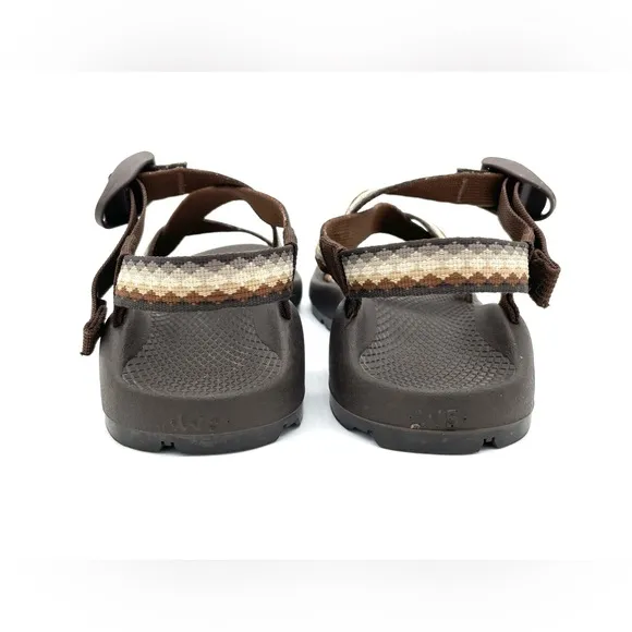 GUC Chaco Women Adjustable Strap Vibram Sole Classic Sandals in Brown W5
