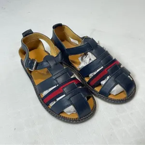 Gucci Boys Leather Fisherman Style Sandals Size 12