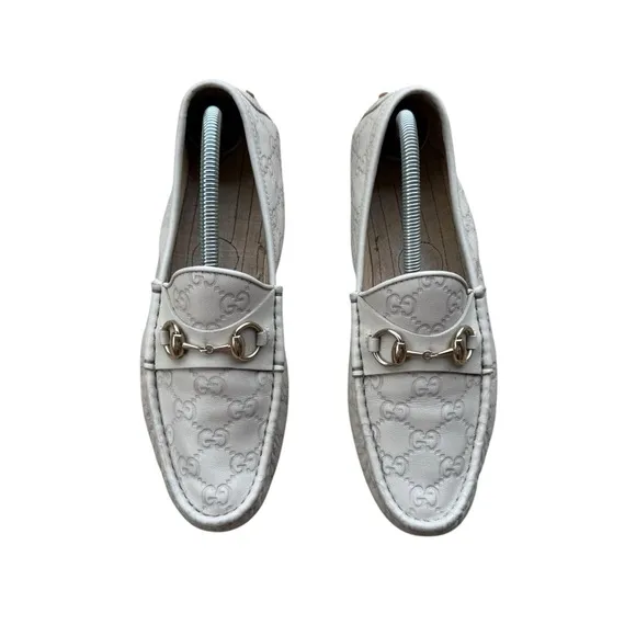 Gucci Guccissima Leather Horsebit Loafer Womens Size 10