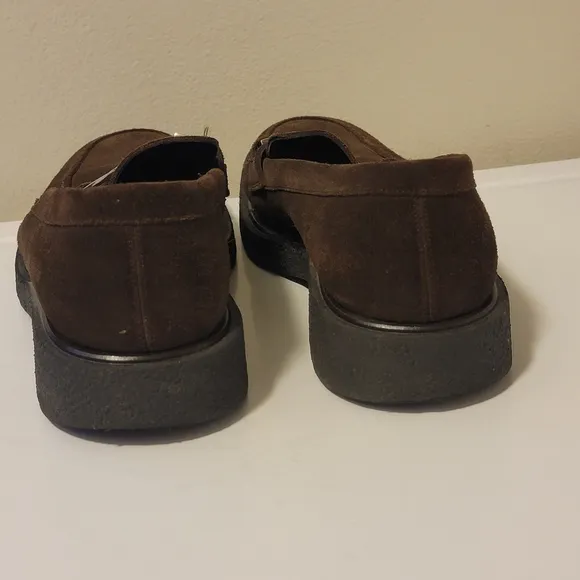 Gucci Horsebit Brown Suede Loafers Italy Women's 39 ¹/² E / US 9.5 Need Repaired