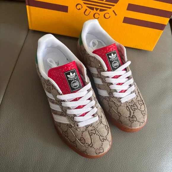 Gucci Women GG Logo Print Sneakers Fashion