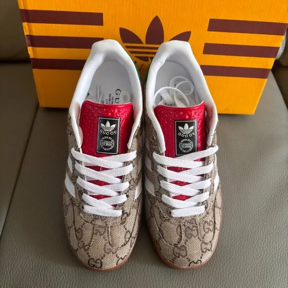 Gucci Women GG Logo Print Sneakers Fashion
