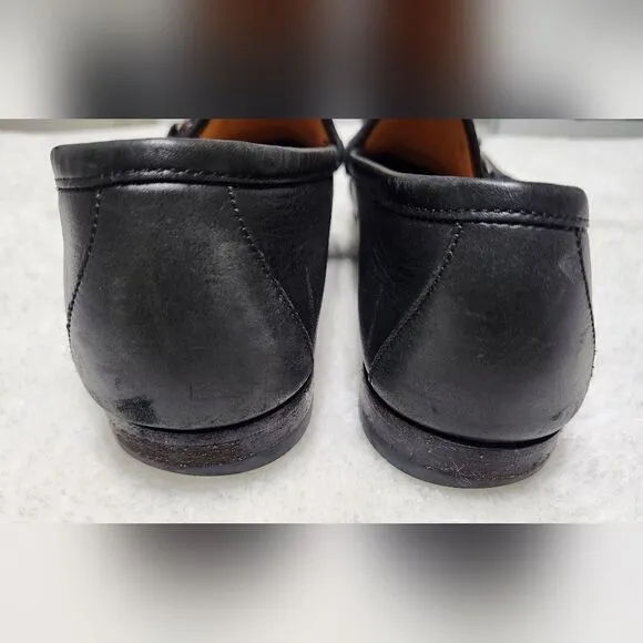 Gucci 6.5 Men's Black Horsebit Leather Loafer w/Web stripe..NIB Brand new