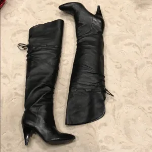 Guess over the knee pull on boots