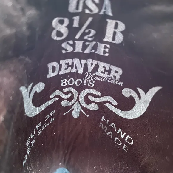 Hand made high-quality leather Denver Mountain Boot Company women’s boots