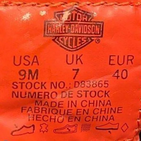 Harley Davidson  Abbey 3.5&quot; Heel Sassy Boot - Size 9