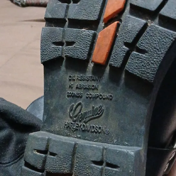 Harley-Davidson Black Leather Boots and Jacket