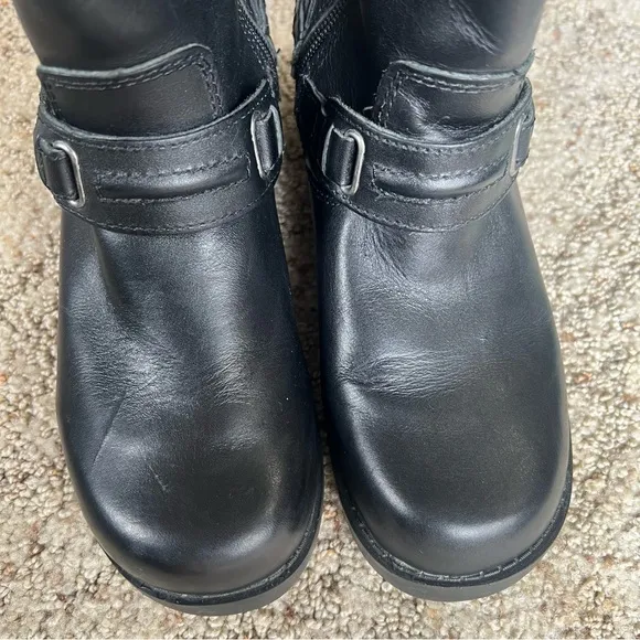 Harley Davidson  Christa Harness Black Leather Moto Boots Women’s Sz 7