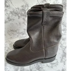 Harley Davidson Womens Size 5‎ M Brown Leather Boots New