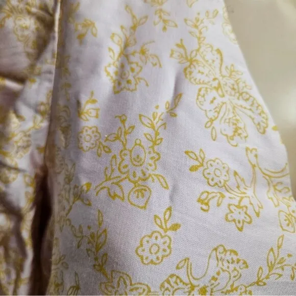 Hatch The Grace Dress in Rose Pink / Gold Flutter Sleeves