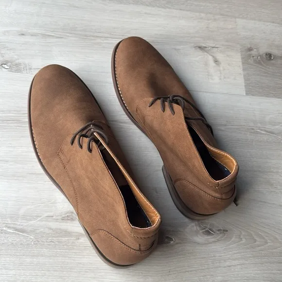 HAWKER RYE Abigovia Chukka boots Tan size 12 NWT in packaging