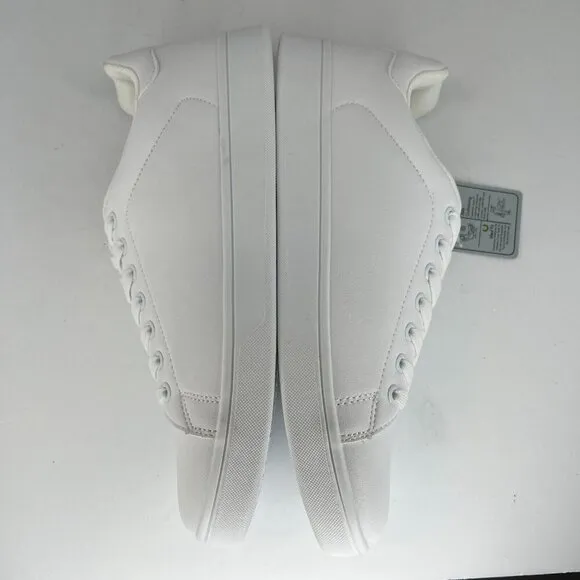 Hawkwell Mens 2311C03 White Lace Up Low Top Leather Size 11 Fashion Sneakers
