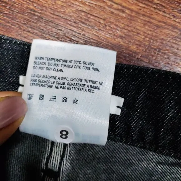 Helmut Lang Unisex Skinny Clean Girl High Fashion Skinny Jean Womens 27 Mens 28