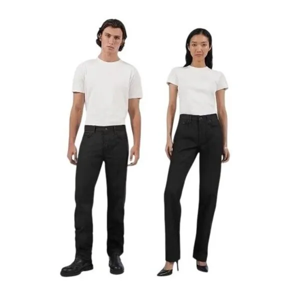 Helmut Lang Unisex Skinny Clean Girl High Fashion Skinny Jean Womens 27 Mens 28