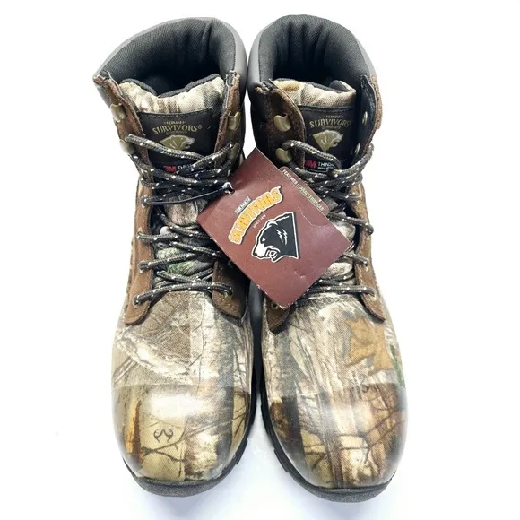 Herman Survivors Waterproof Insulated Hunting Boots Women's 9 Wide Width Leather
