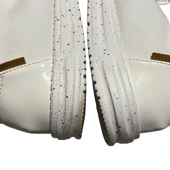 Hey Dude Wendy Shoe Coconut Milk Women's 10 White Casual Comfy Loafers Summer