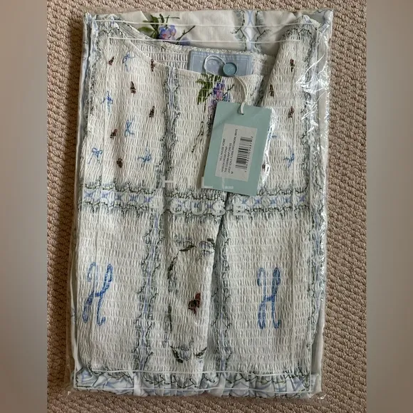 Hill House Cosima Nap Dress - large scale floral patchwork. M. NWT.